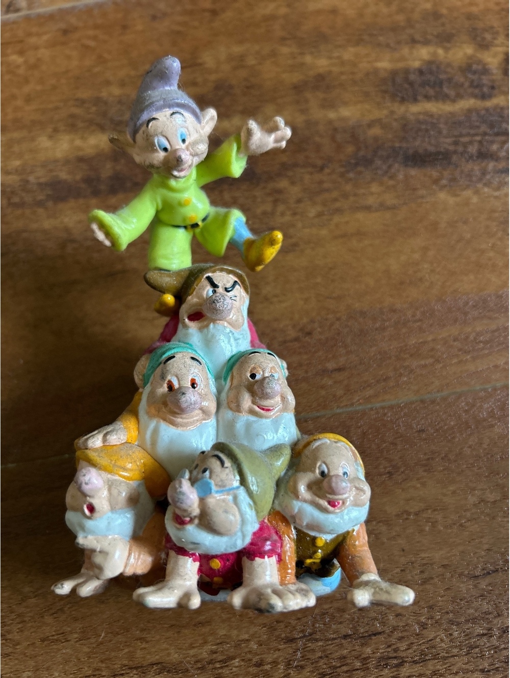 Vintage Disney Snow White and the Seven Dwarfs Figurine Set
